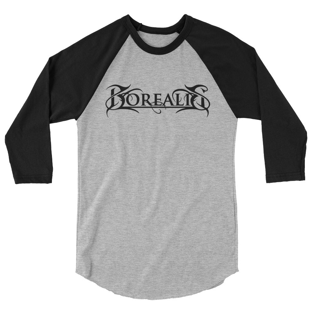 Borealis Raglan T-Shirt Black Logo
