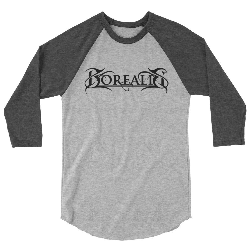 Borealis Raglan T-Shirt Black Logo