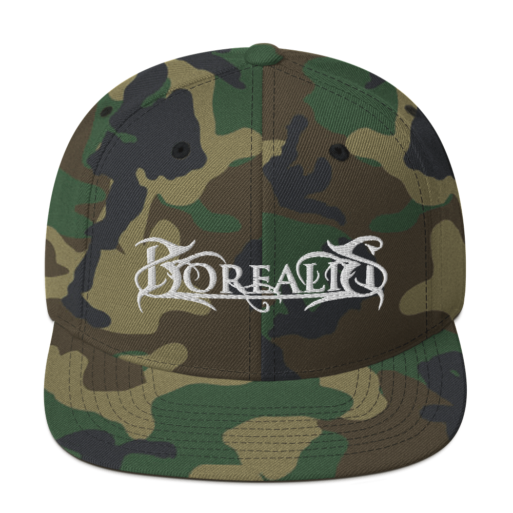 Borealis Green Camo Snapback Hat