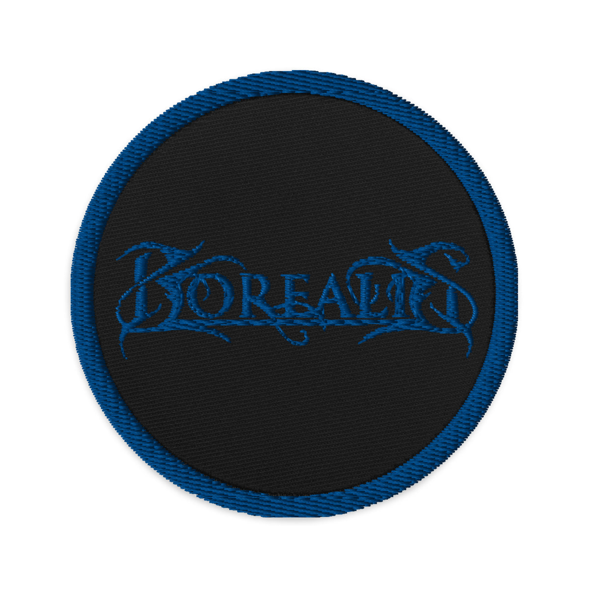 Borealis Embroidered Patch - Royal Blue