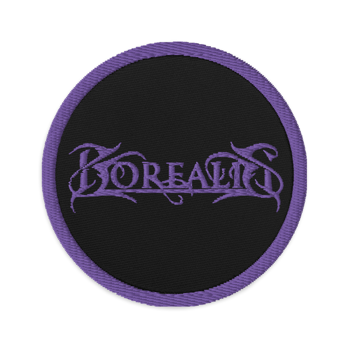 Borealis Embroidered Patch - Purple