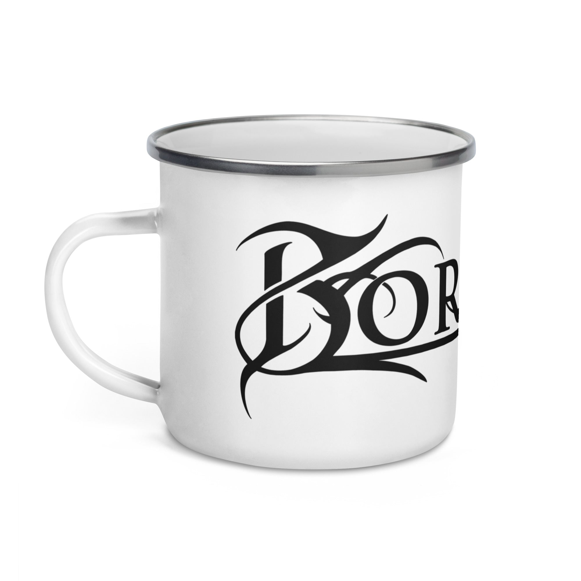 White Enamel Borealis Mug