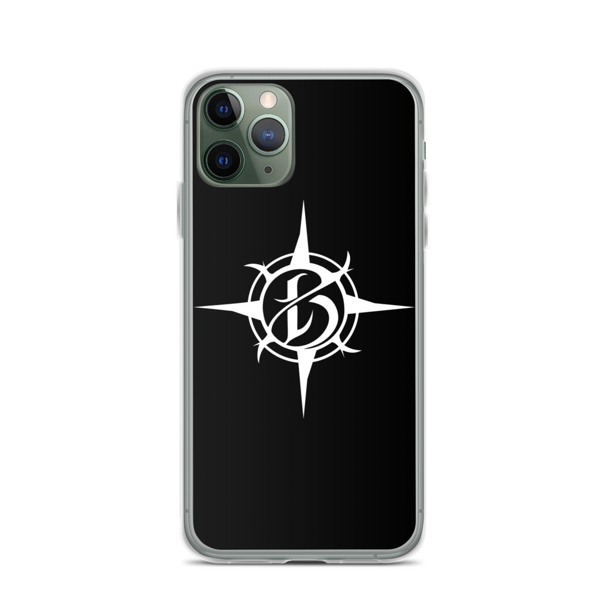 Phone Case - iPhone - Borealis Compass Logo - Black