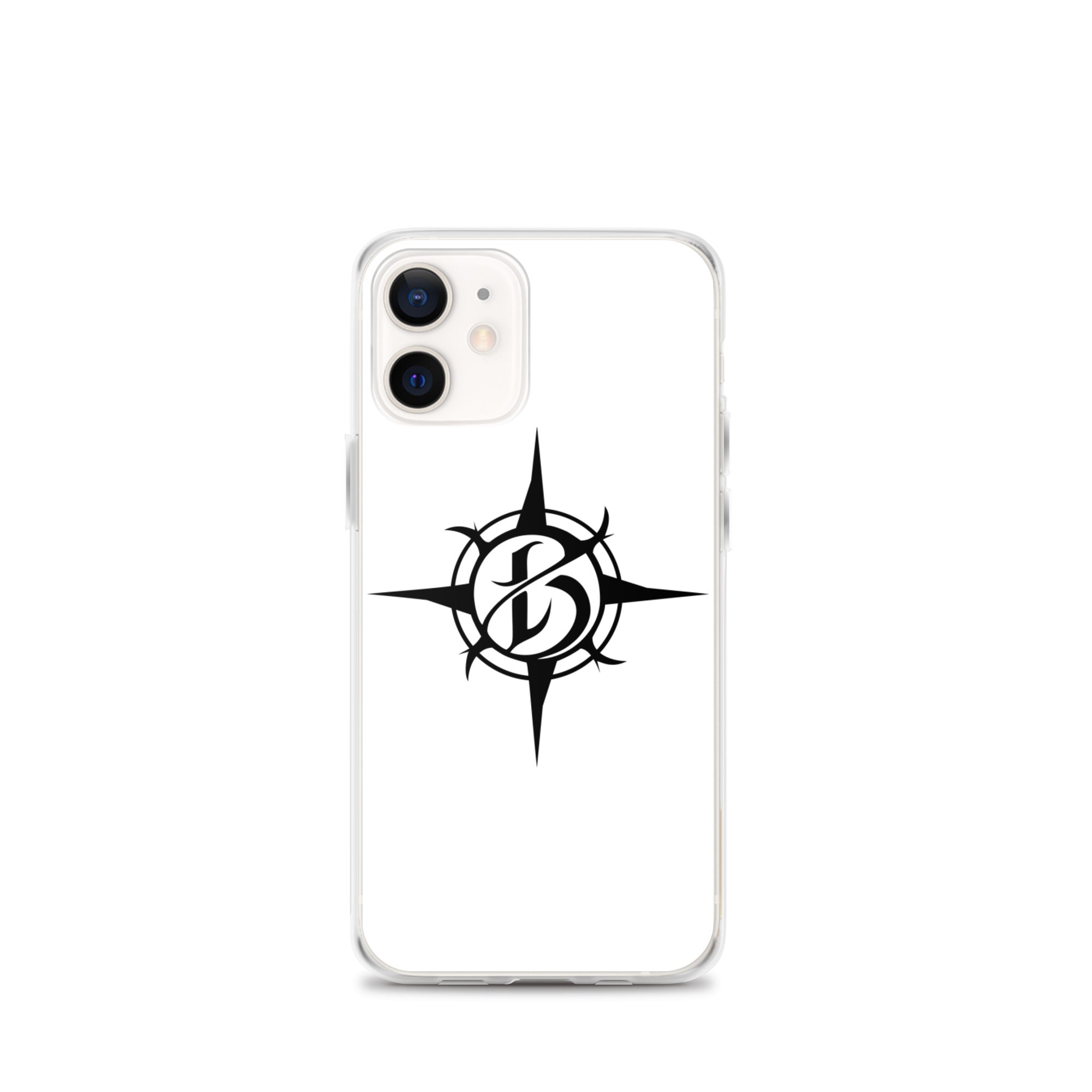 Phone Case - iPhone - Borealis Compass Logo - White
