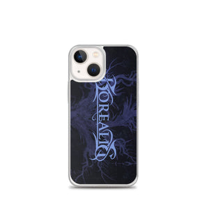 Phone Case - iPhone - Borealis Logo and Dead Tree - Blue Theme