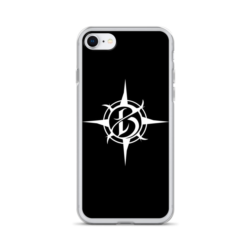 Phone Case - iPhone - Borealis Compass Logo - Black