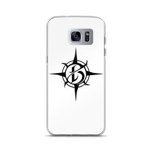 Phone Case - Samsung - Borealis Compass Logo - White