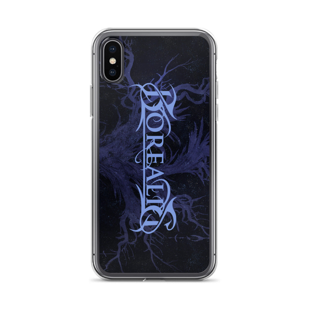 iPhone Case - Blue Borealis Logo and 'Dead Tree' - Borealis Metal