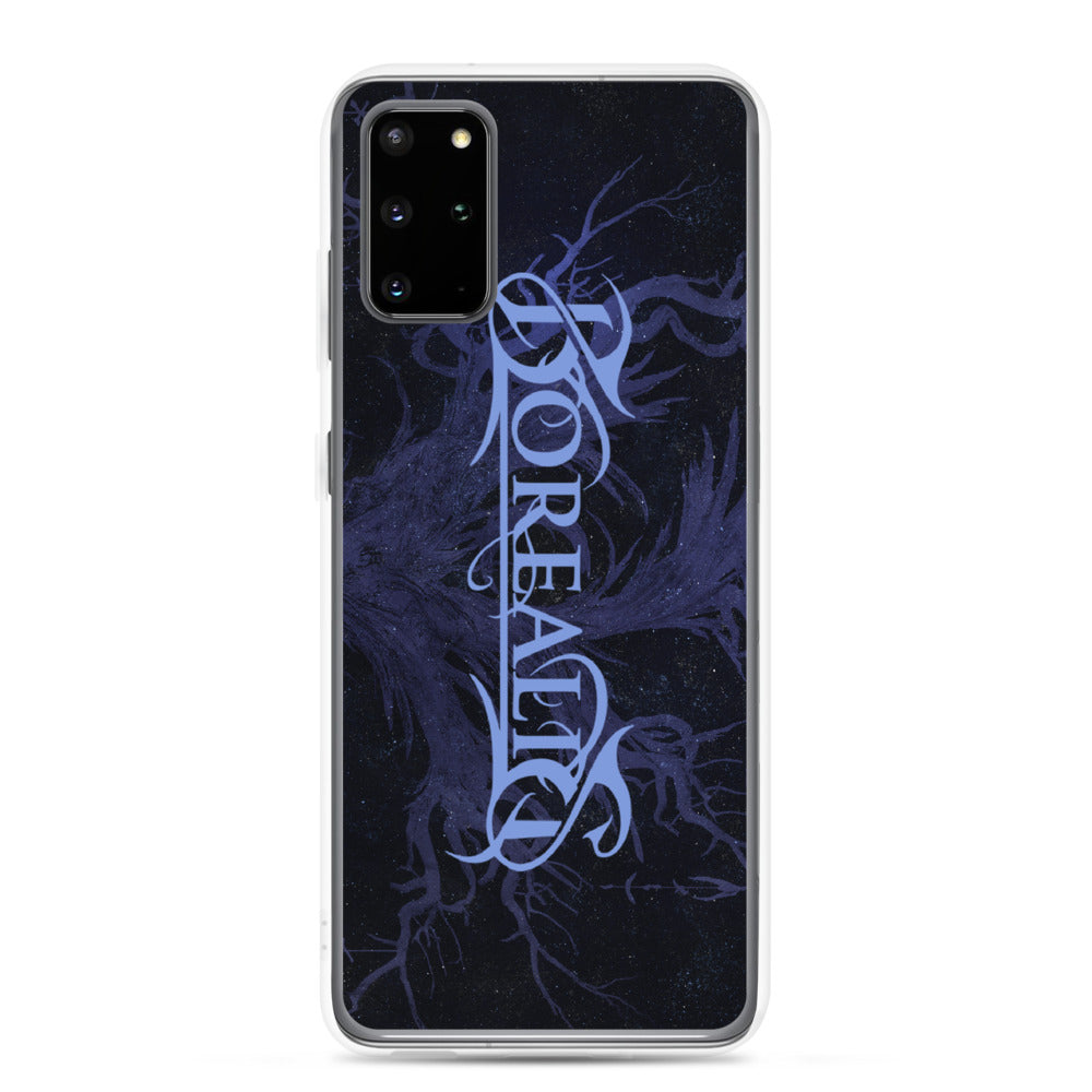 Phone Case - Samsung - Borealis Logo and Dead Tree - Blue Theme