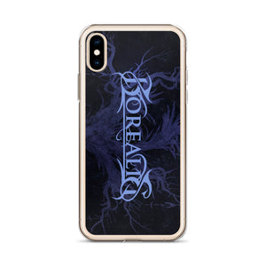 iPhone Case - Blue Borealis Logo and 'Dead Tree' - Borealis Metal