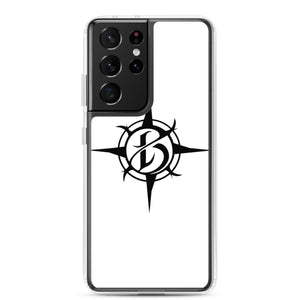Phone Case - Samsung - Borealis Compass Logo - White