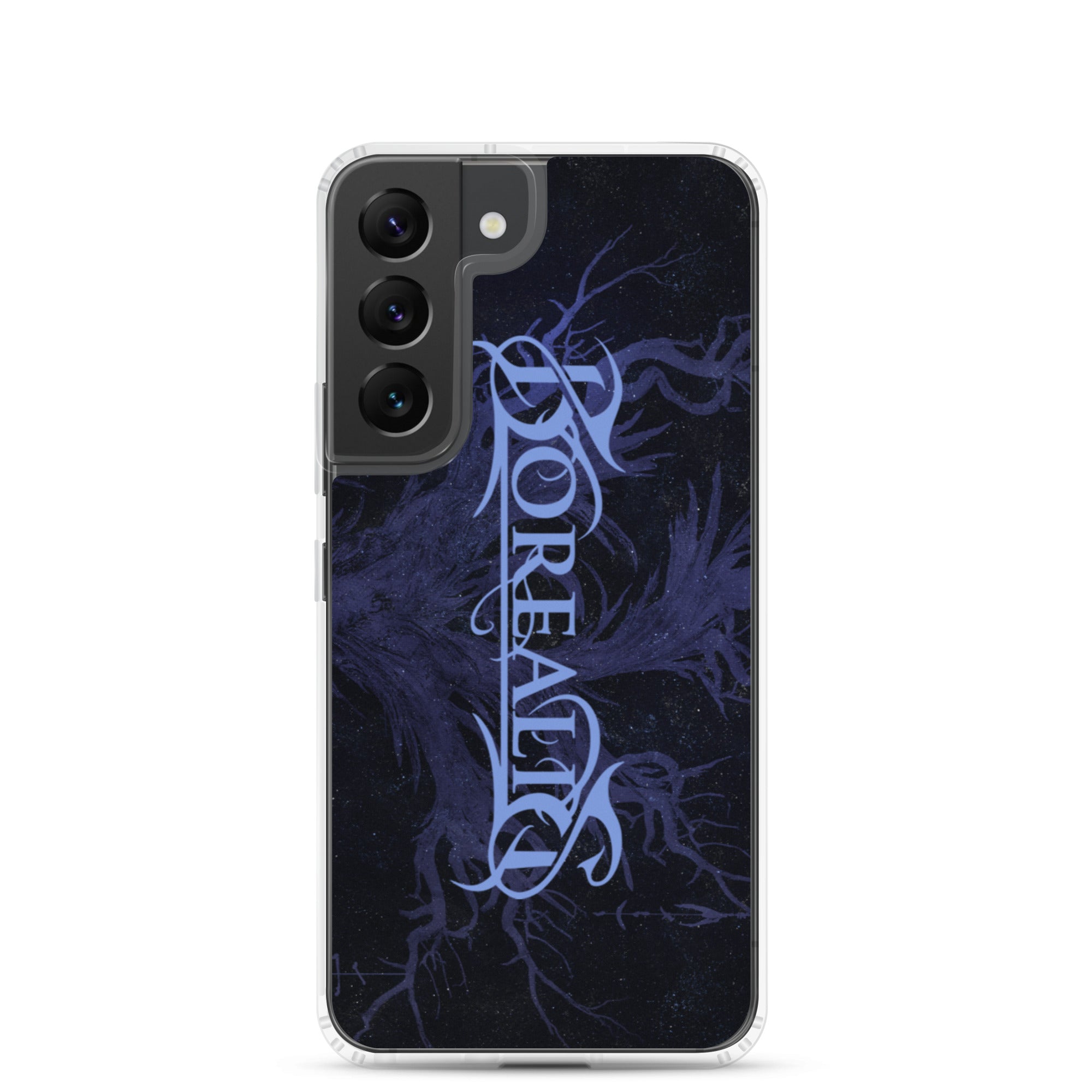 Phone Case - Samsung - Borealis Logo and Dead Tree - Blue Theme